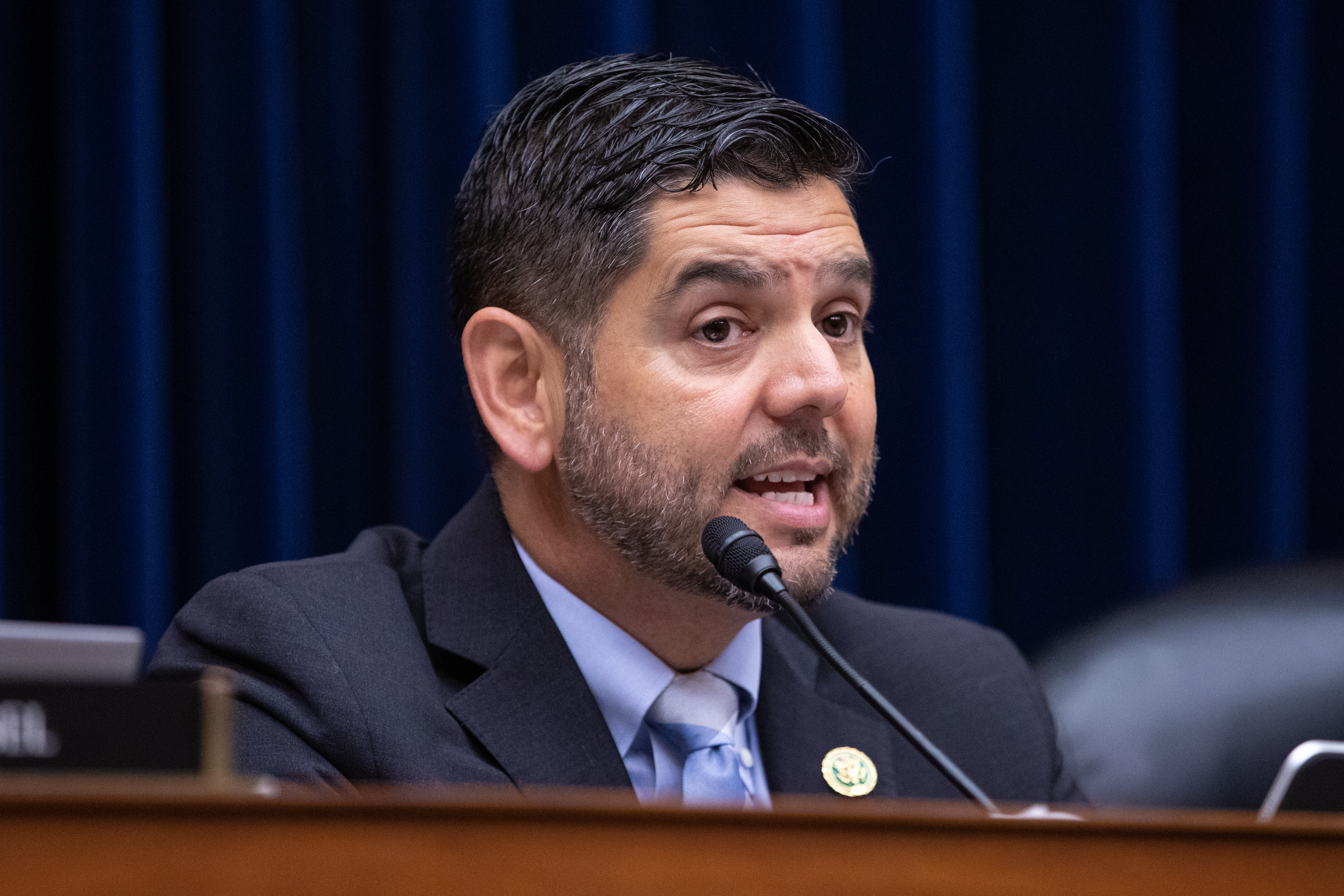 Ranking Member Rep. Raul Ruiz (D-CA) questions CDC Director Rochelle Walensky during a hearing held by the House Oversight and Accountability Select Coronavirus Pandemic Subcommittee on June 13, 2023 in Washington, DC.