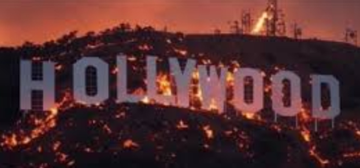 834. Los Angeles in flames